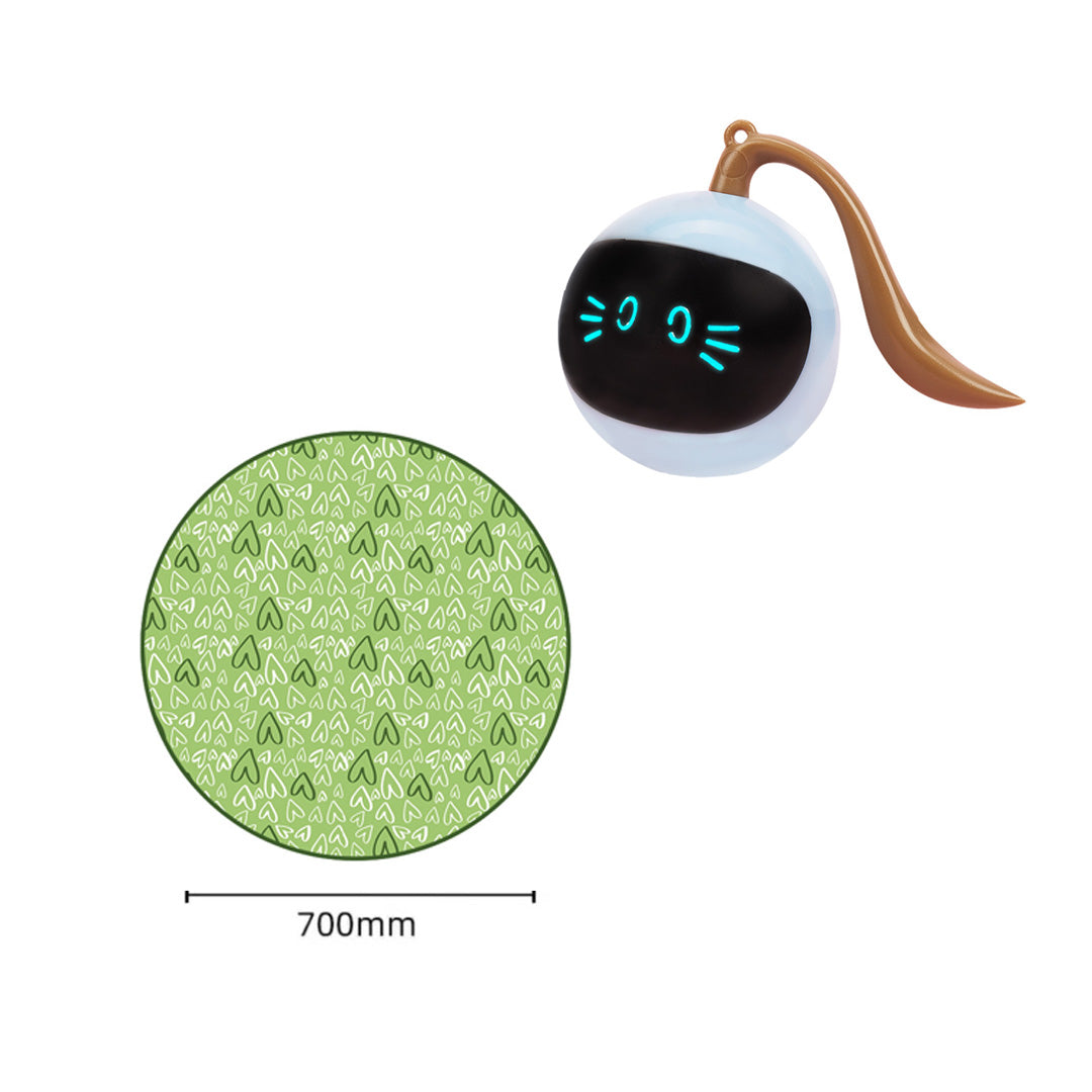 Automatic Funny Cat Toys Electric Motion Undercover Moving Bouncing Rolling Ball Interactive Toy For Indoor Cat Kitty Pet Toy - Pets Crazy Shops