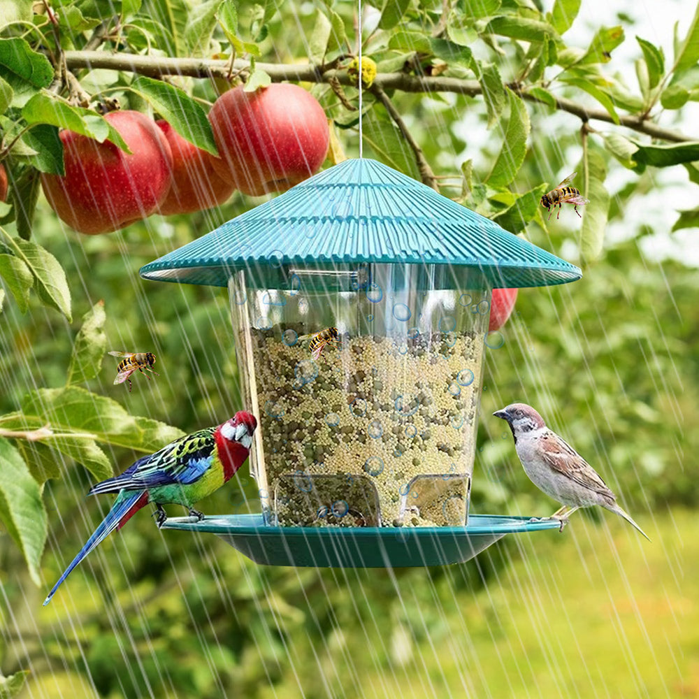 Outdoor Garden Hanging Metal Bird Feeder - Pets Crazy Shops