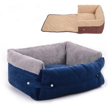 Flip Pet Nest Removable Pet Beds with Blanket - Pets Crazy Shops