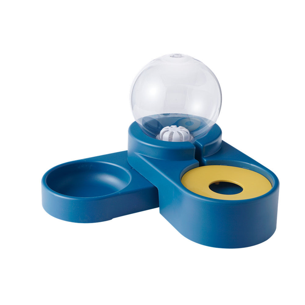 Automatic Cat Dog Water Dispenser with Bowl Nonelectric - Pets Crazy Shops