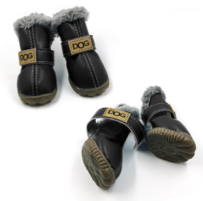 Dog Thick Snow Boots Keep Warm Teddy Autumn And Winter VIP Shoes - Pets Crazy Shops