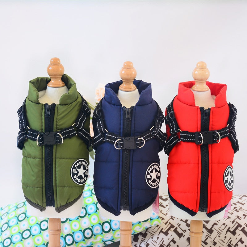 Pet Dog Clothes For Small Dogs Winter Warm Dog Hooded Coat Jackets Chihuahua Pug Outfits Puppy Cat Clothing - Pets Crazy Shops