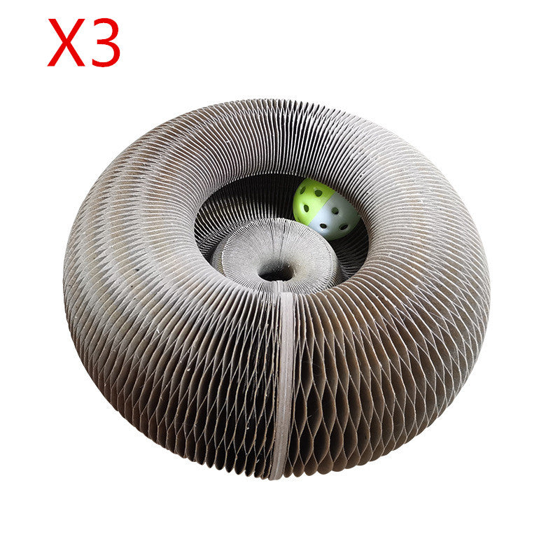 Magic Organ Cat Scratchers 2 In 1 Funny Shaped Cat Scratching Board Foldable Convenient Recyclable Durable Cat Scratcher - Pets Crazy Shops