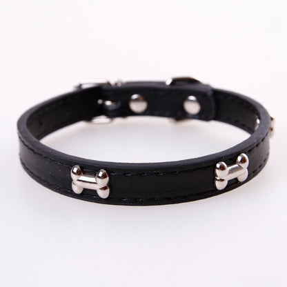 Fashionable Personality Pet PU Neck Ring Accessories - Pets Crazy Shops