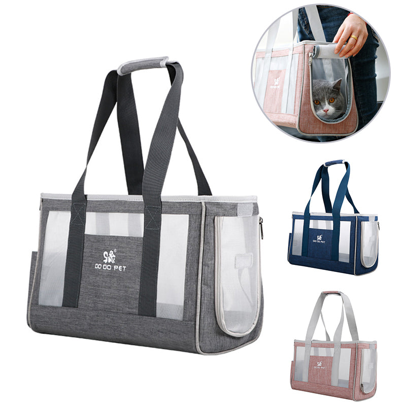 Portable Pet Cat Bag Breathable Dog Carrier Backpack Large Capacity Travel Pet Handbag For Puppy Kitten Pets Outdoor Supplies - Pets Crazy Shops