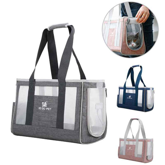 Portable Pet Cat Bag Breathable Dog Carrier Backpack Large Capacity Travel Pet Handbag For Puppy Kitten Pets Outdoor Supplies  -  - Pets Crazy Shops -