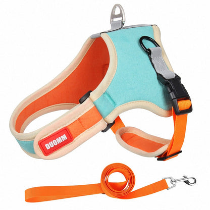 Suede Dog Harness Pet Supplies Leash - Pets Crazy Shops