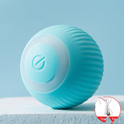 USB Rechargeable Gravity Electric Rolling Ball Electric Cat Toy - Pets Crazy Shops