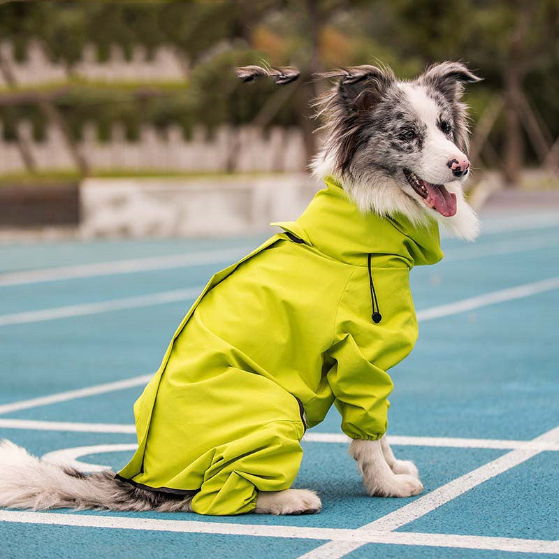 Raincoat Outdoor Waterproof Reflective Coat For Large Dogs And Pets - Pets Crazy Shops