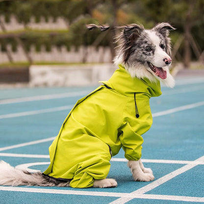 Raincoat Outdoor Waterproof Reflective Coat For Large Dogs And Pets - Pets Crazy Shops