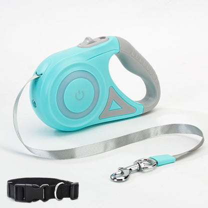 Dog Leash Retractable Leash And Dog Collar Spotlight Automatic Pet Dog Cat Traction Rope For Small Medium Dogs Pet Product - Pets Crazy Shops