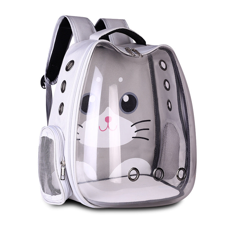 Pet Supplies Pet Backpack Convenient Pet Space Bag Breathable Shoulder Cat Bag Dog Bag - Pets Crazy Shops