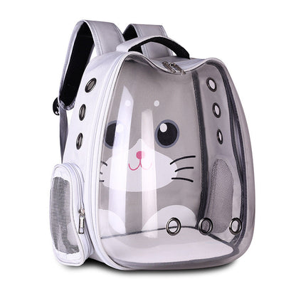 Pet Supplies Pet Backpack Convenient Pet Space Bag Breathable Shoulder Cat Bag Dog Bag - Pets Crazy Shops