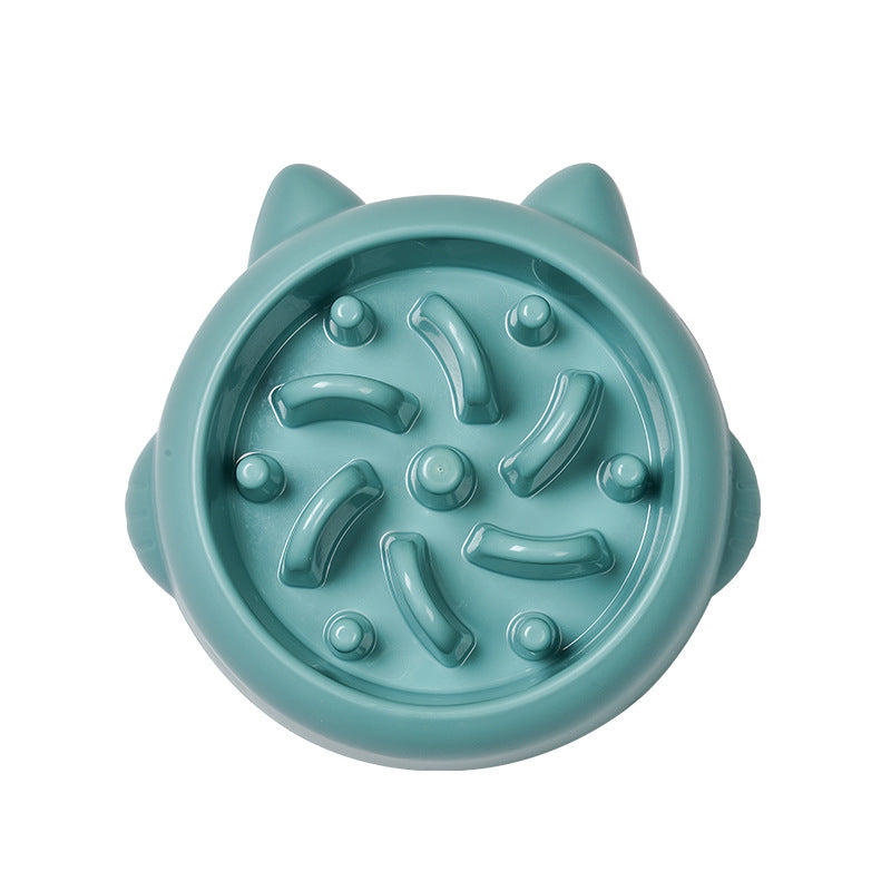 Pet Dog Cat Slow Feeder Bowls Anti Choking Slow Feeder Dish Bowl Home Dog Eating Plate Anti Gulping Bowl Supplies - Pets Crazy Shops