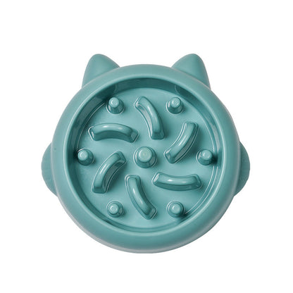 Pet Dog Cat Slow Feeder Bowls Anti Choking Slow Feeder Dish Bowl Home Dog Eating Plate Anti Gulping Bowl Supplies - Pets Crazy Shops