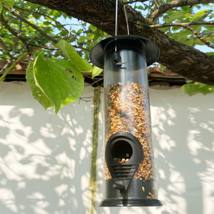Outdoor Hanging Bird Feeder Automatic Pet Parrot Portable Feeder Dispenser - Pets Crazy Shops