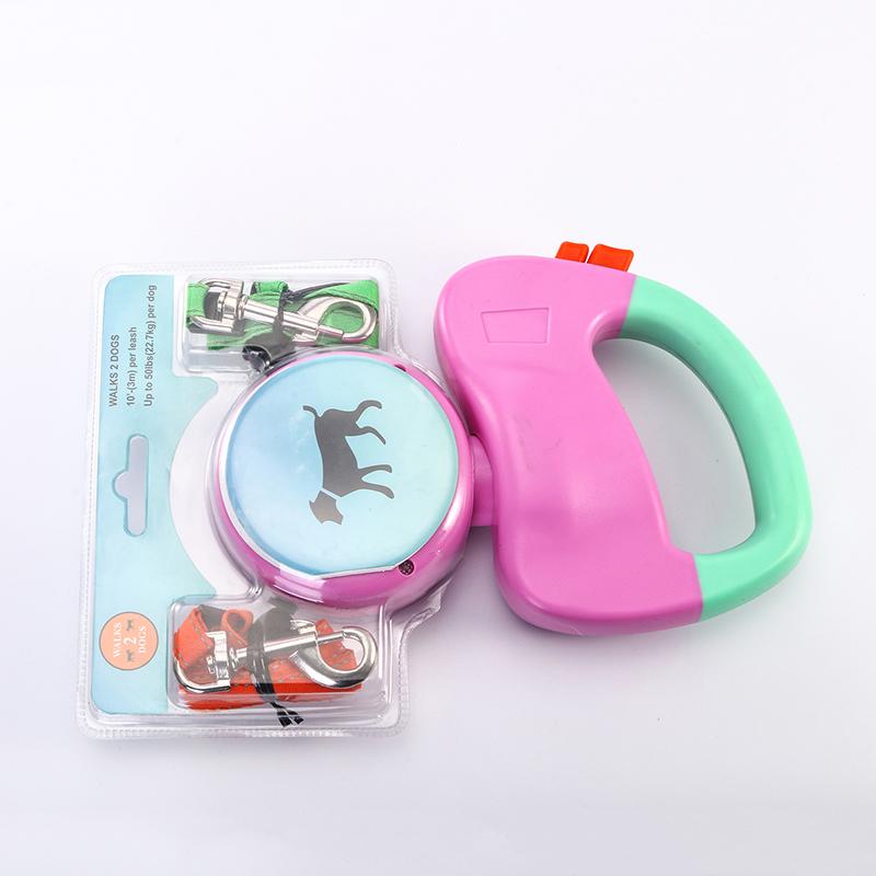 Retractable Dual Pet Dog Walking Leash - Pets Crazy Shops