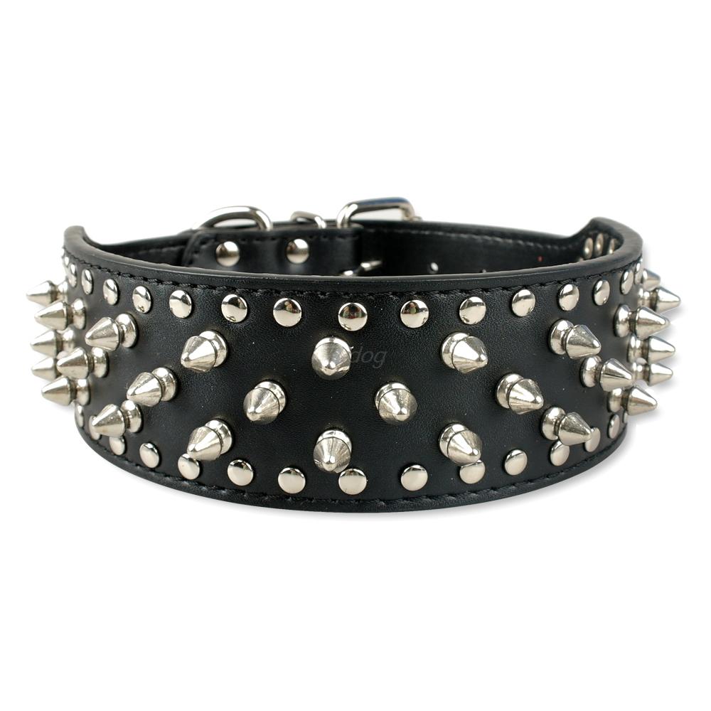 Pet collar large dog rivet collar - Pets Crazy Shops