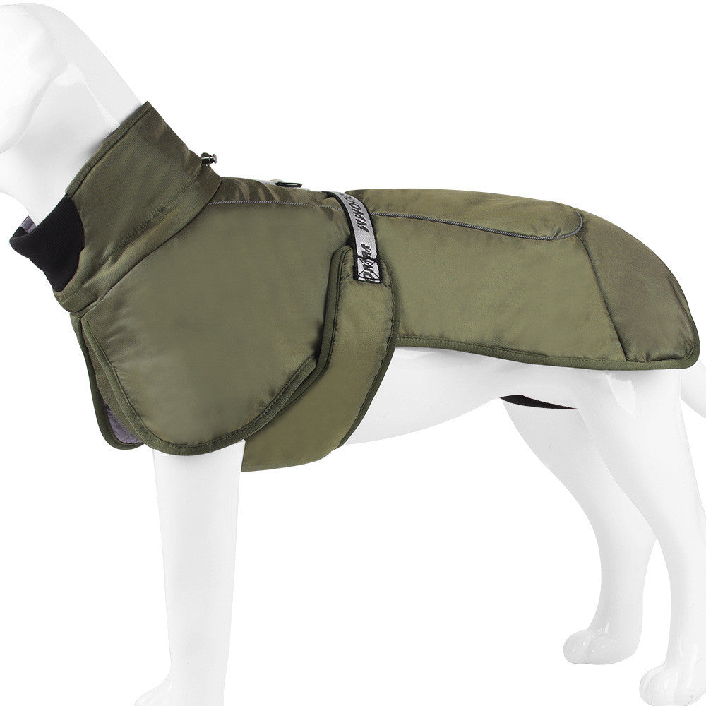 New Dog Clothes Cloak Style Thickened And Warm Pet Keeping Warming Clothes With Reflective Warmth Pet Supplies - Pets Crazy Shops