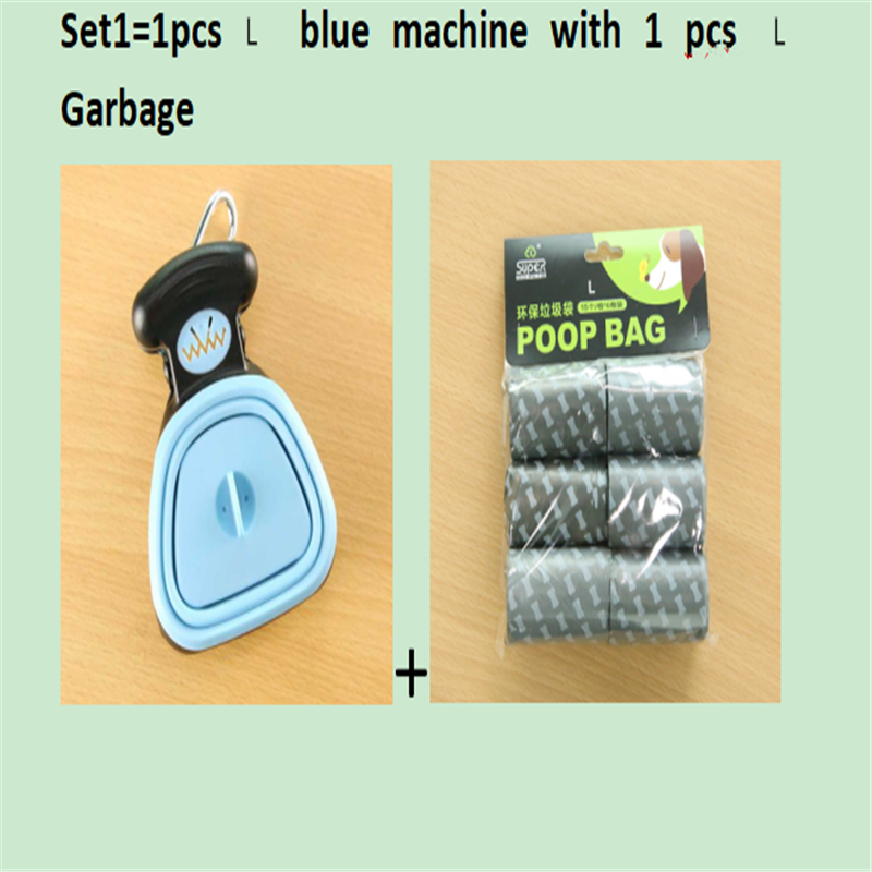 Dog Pet Travel Foldable Pooper Scooper With 1 Roll Decomposable bags Poop Scoop Clean Pick Up Excreta Cleaner Epacket Shipping - Pets Crazy Shops
