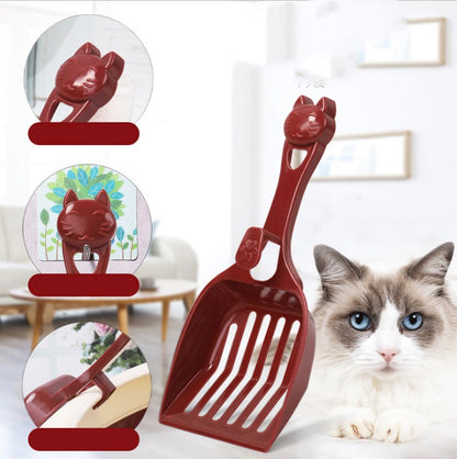 Plastic cat litter shovel cat head cat shovels - Pets Crazy Shops