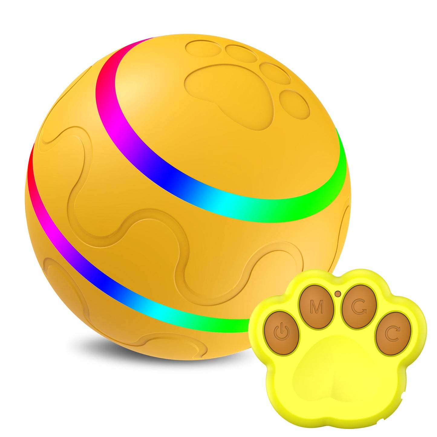 Pet New Cat Wicked Ball Toy Intelligent Ball USB Cat Toys Self Rotating Ball Automatic Rotation Ball - Pets Crazy Shops