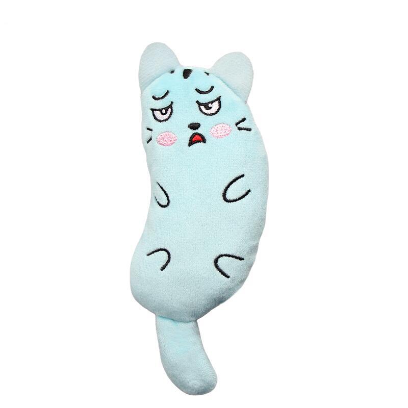 Cat Pet Plush Embroidered Mint Toys - Pets Crazy Shops
