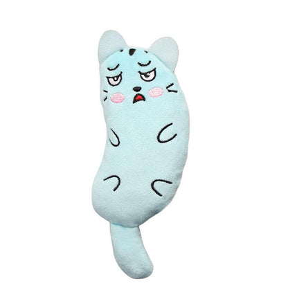 Cat Pet Plush Embroidered Mint Toys - Pets Crazy Shops