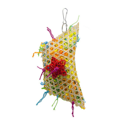 Bird brushed straw toy - Pets Crazy Shops