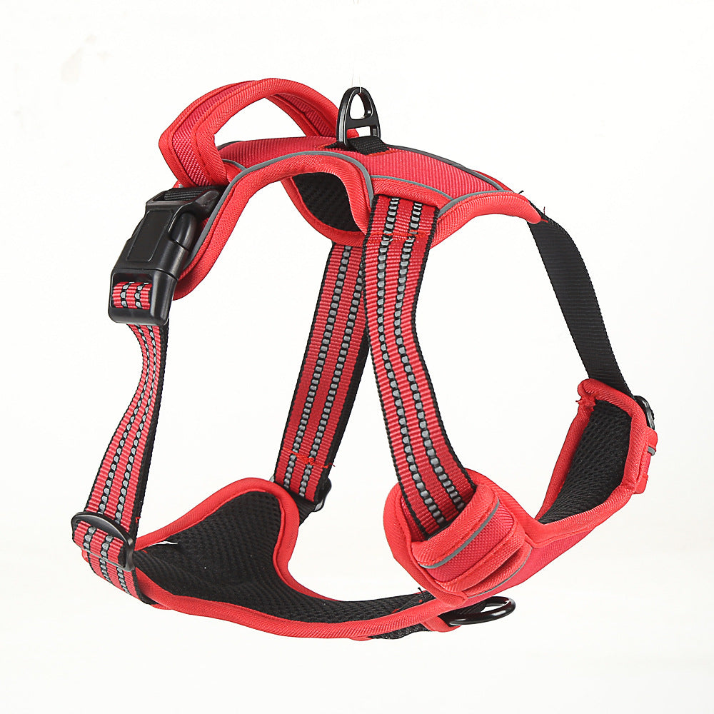 Dog Harness No Pull Breathable Reflective Pet Harness Vest - Pets Crazy Shops