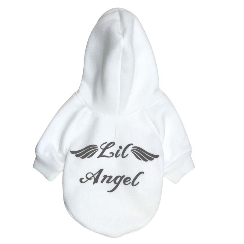 Pet fleece hooded small dog pet compassionate - Pets Crazy Shops
