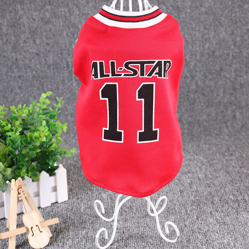 Hot World Cup Ball Spring And Summer Dog Vest Pet Supplies - Pets Crazy Shops