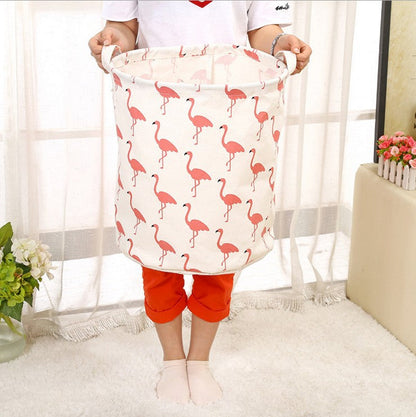 Foldable laundry basket, cotton and linen laundry basket, bathroom, laundry, dirty clothes, dirty clothes, toy storage basket - Pets Crazy Shops