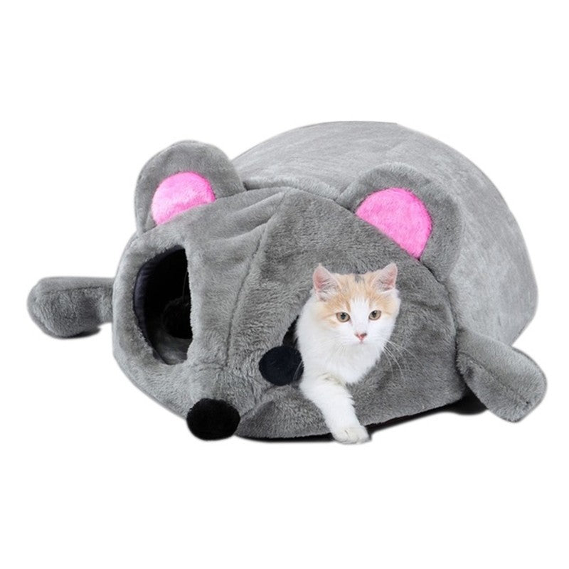 Windproof Warm Cartoon Cats Dogs kennels - Pets Crazy Shops