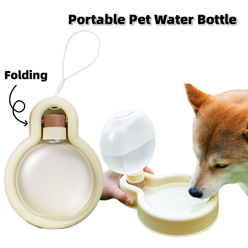 500ml Portable Cat Dog Water Bottle Sealed Travel Puppy Cats Fold Drinking Bowl Outdoor Pet Water Dispenser Pet Products - Pets Crazy Shops