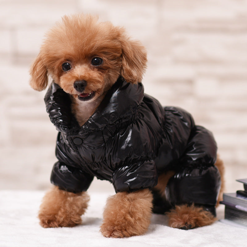 Thicken Solid Color Warm Dog Clothes For Pets - Pets Crazy Shops