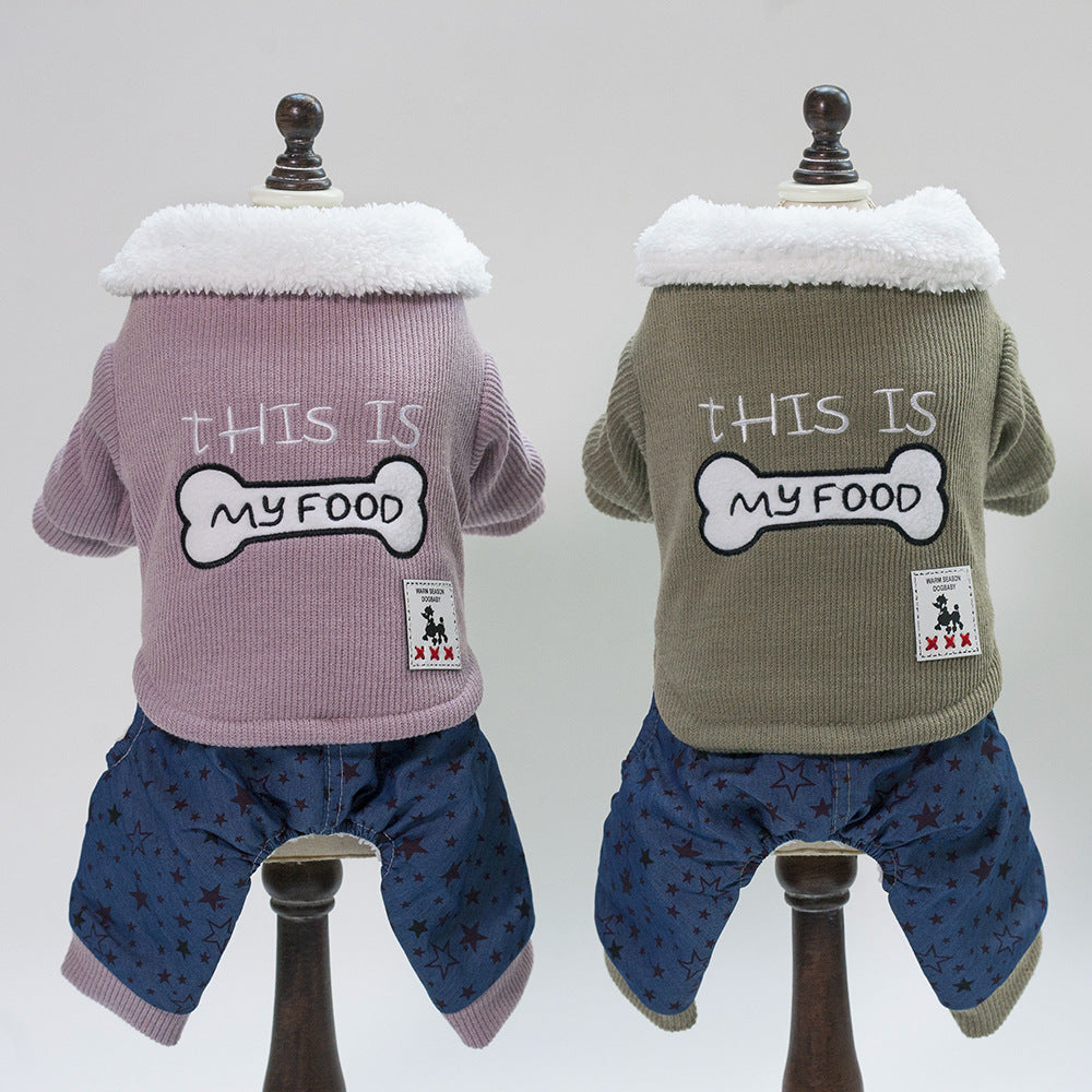 Bone clothes pet clothing - Pets Crazy Shops