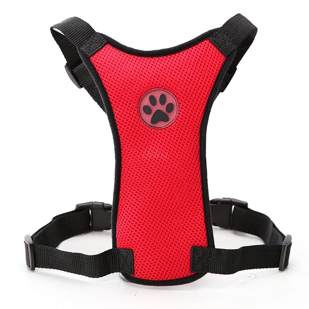 Dog supplies Breathable mesh chest straps Pet car safety chest back - Pets Crazy Shops