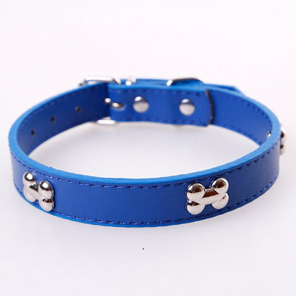 Fashionable Personality Pet PU Neck Ring Accessories - Pets Crazy Shops