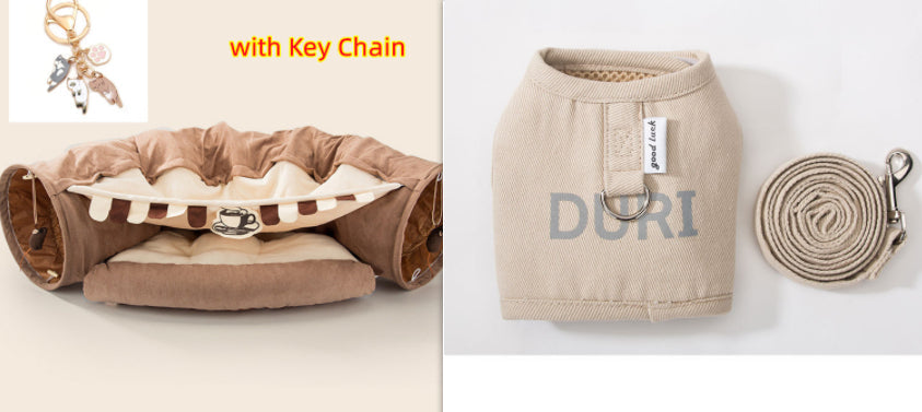 Collapsible Cat Tunnel Durable Washable Collapsible - Pets Crazy Shops