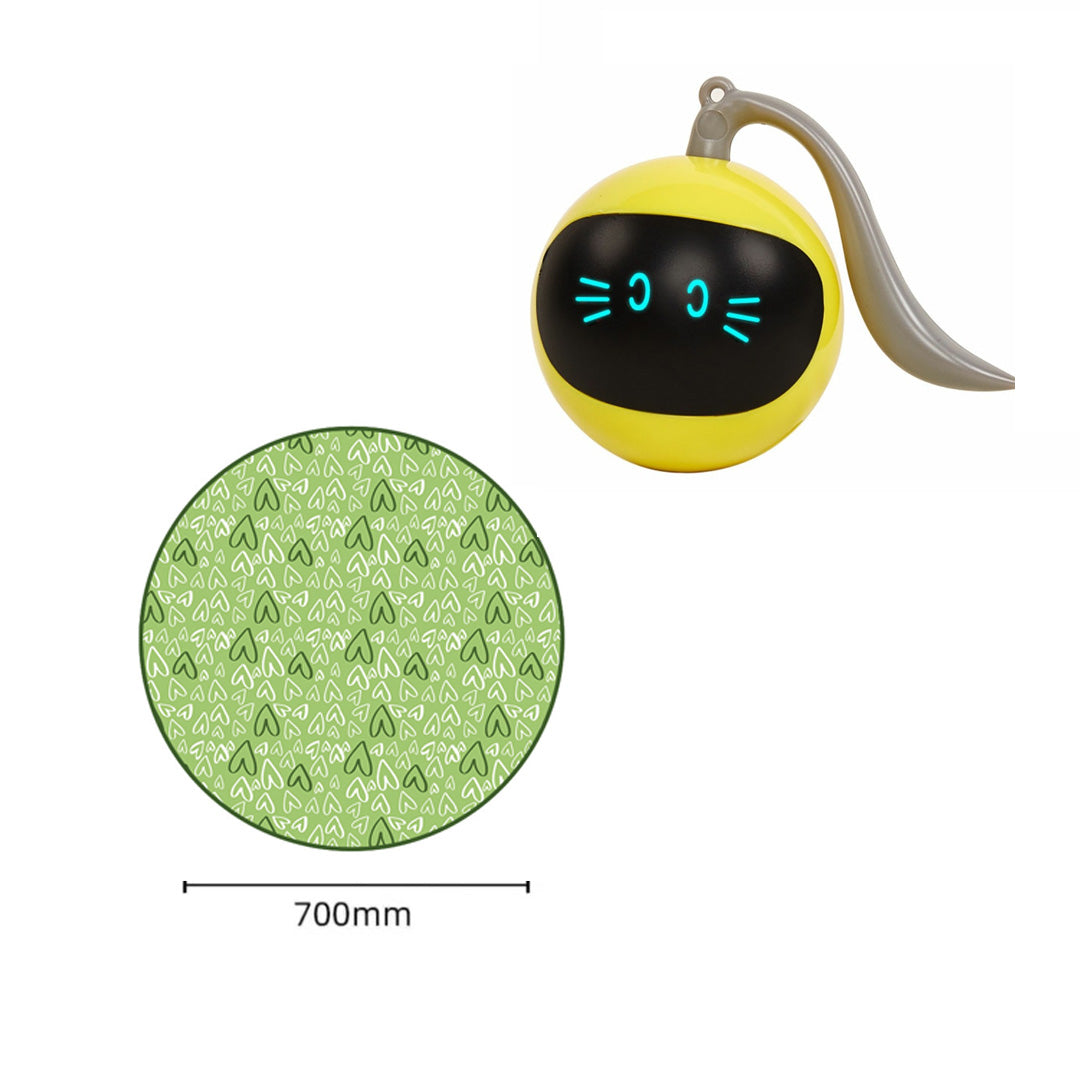Automatic Funny Cat Toys Electric Motion Undercover Moving Bouncing Rolling Ball Interactive Toy For Indoor Cat Kitty Pet Toy - Pets Crazy Shops