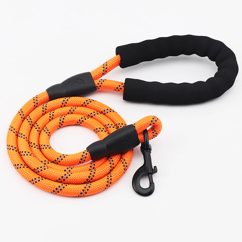 Reflective Nylon Round Rope Dog Leash - Pets Crazy Shops
