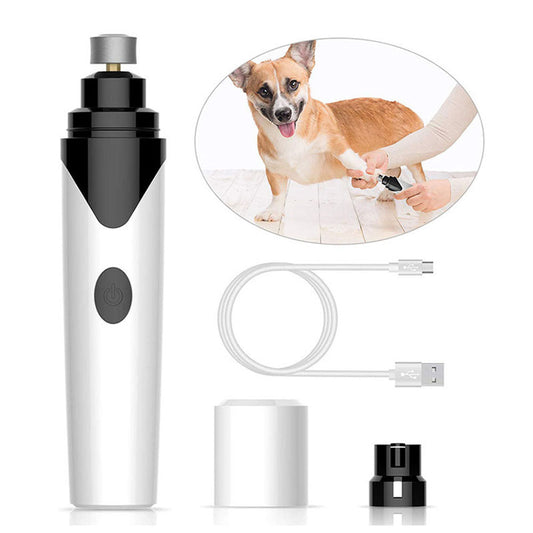 Electric Pet Nail Grinder | USB Rechargeable | Low Noise | Dogs, Cats & Small Pets  -  - Pets Crazy Shops -