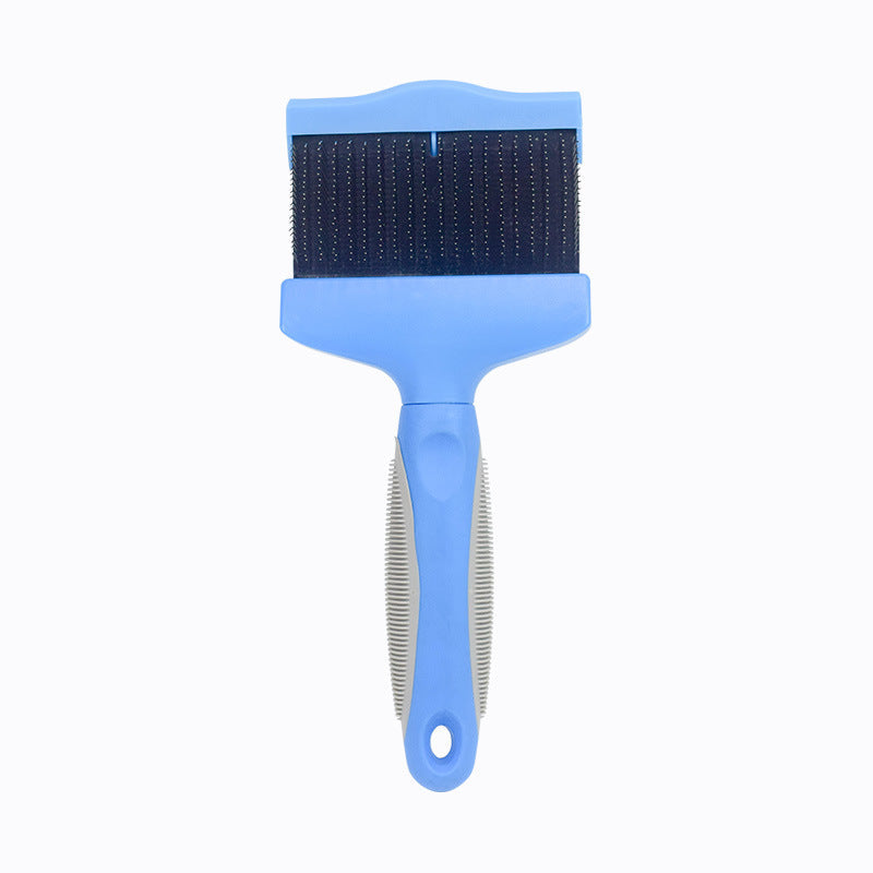 Pet Self Cleaning Hair Brush Cleaning Pets Supplies Cat Double Sided Soft Comb - Pets Crazy Shops
