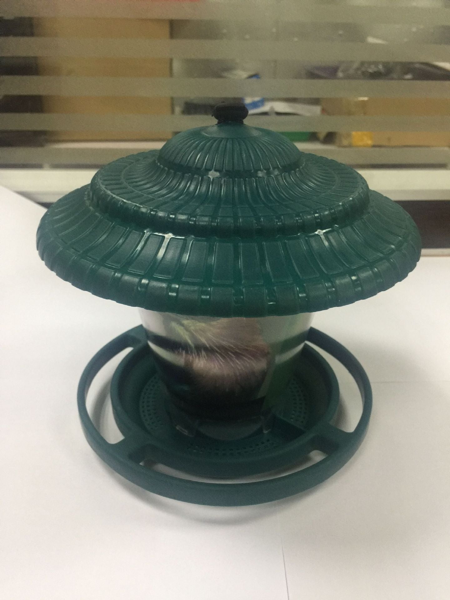 Plastic transparent bird feeder - Pets Crazy Shops