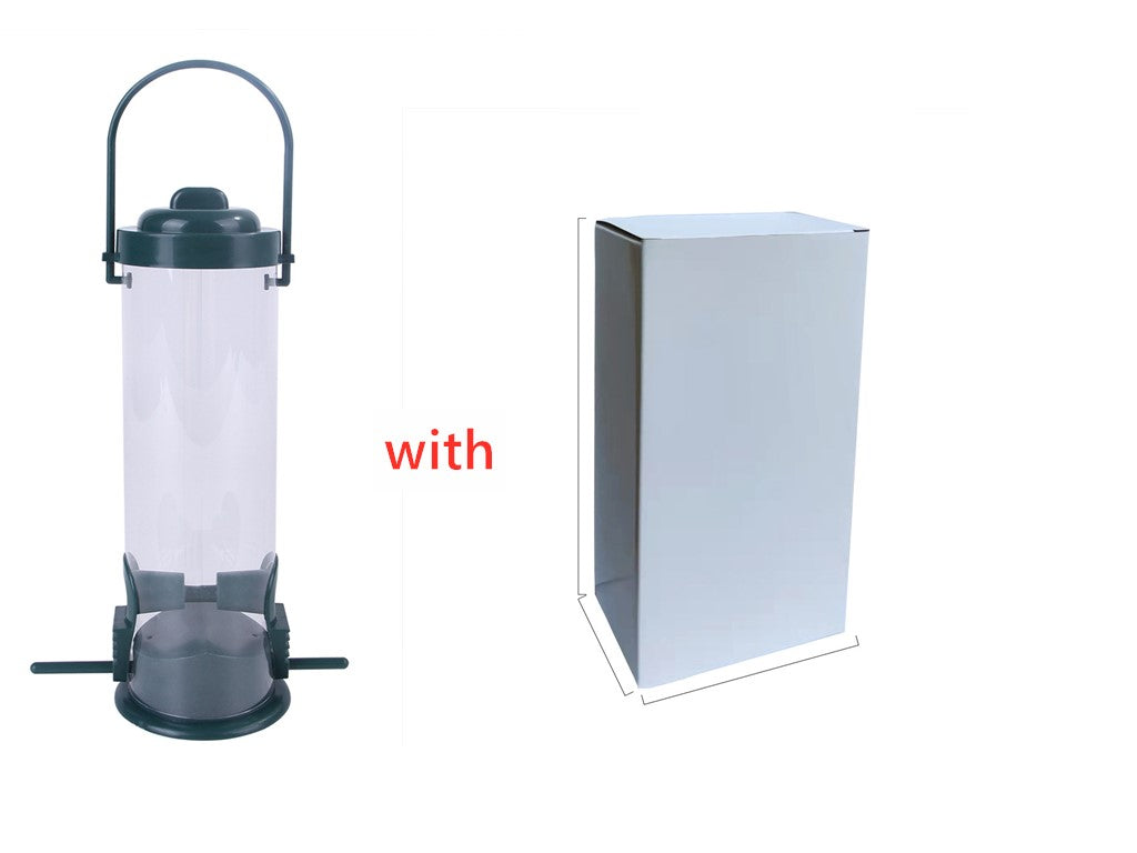 Pet Bird Feeder Feed Station Hanging Garden Plastic Birds Food Dispenser Feeders Outdoor Tree Garden Decoration - Pets Crazy Shops