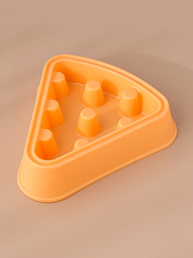 Pet Cat Dog Bowl Cartoon Pizza Single Bowl Slow Food - Pets Crazy Shops
