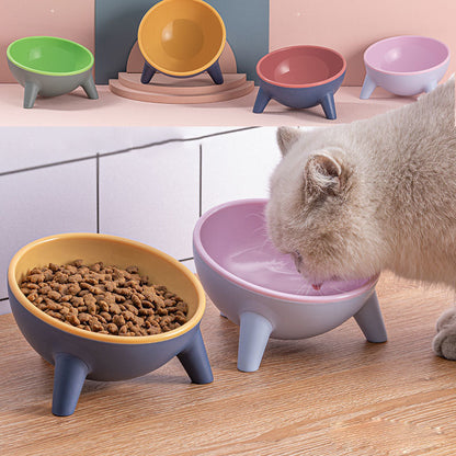 Cat Dog Bowl With Stand Pet Feeding Food Bowls Dogs Bunny Rabbit Nordic Color Feeder Product Supplies Pet Accessories - Pets Crazy Shops