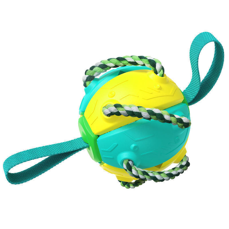 Interactive Dog Football Soccer Ball With Tabs Inflated Training Toy Outdoor Border Collie Balls Pet Products - Pets Crazy Shops