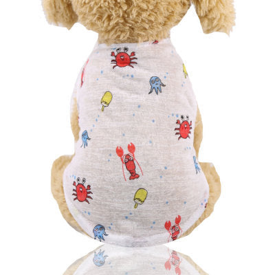 Small Dog Clothing Pet Summer Thin Small Dog Clothing - Pets Crazy Shops